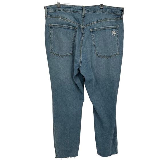 Old Navy High-Rise O.G. Straight Jeans Women Size 18 / Secret Smooth Pockets - Picture 5 of 8